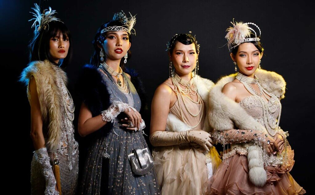 Roaring 20s fashion for men and women - faverie